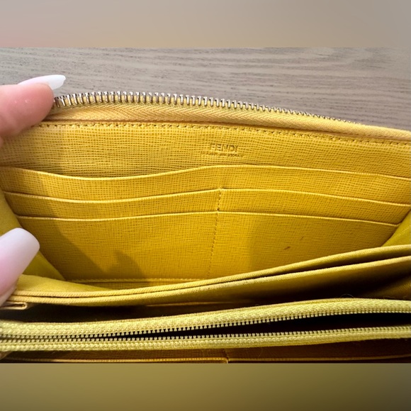 Fendi Zucca Coated Canvas Zippy Long Wallet - Picture 16 of 17